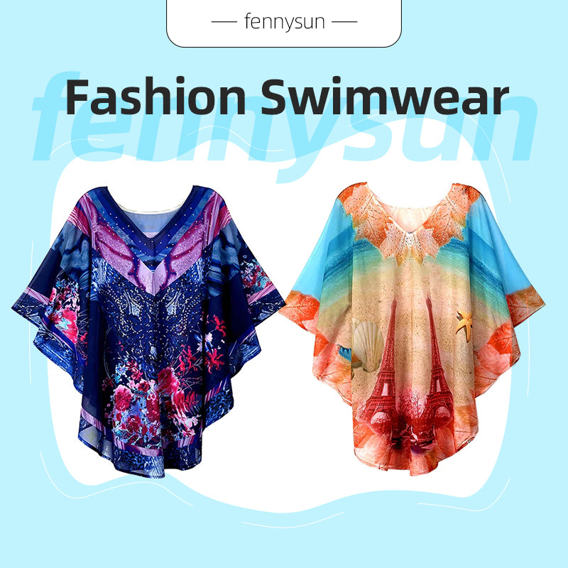 Elevate Your Beach Style with Fenny's Fashion Women Beachwear Gown Style Swimwear