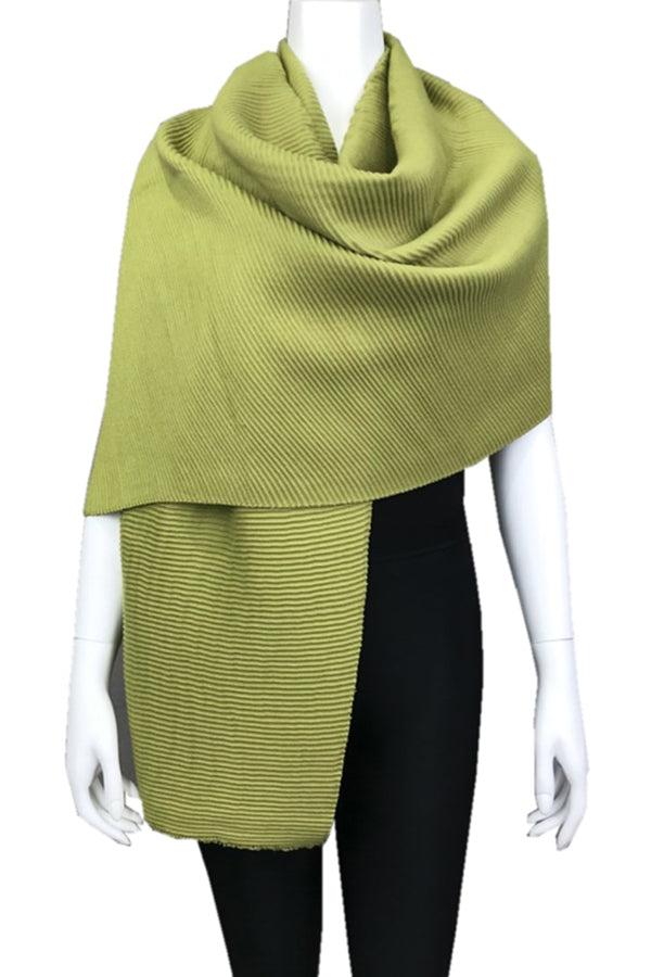 FennySun Women Plain Pleated Shawl Practical Soft Warm Scarf