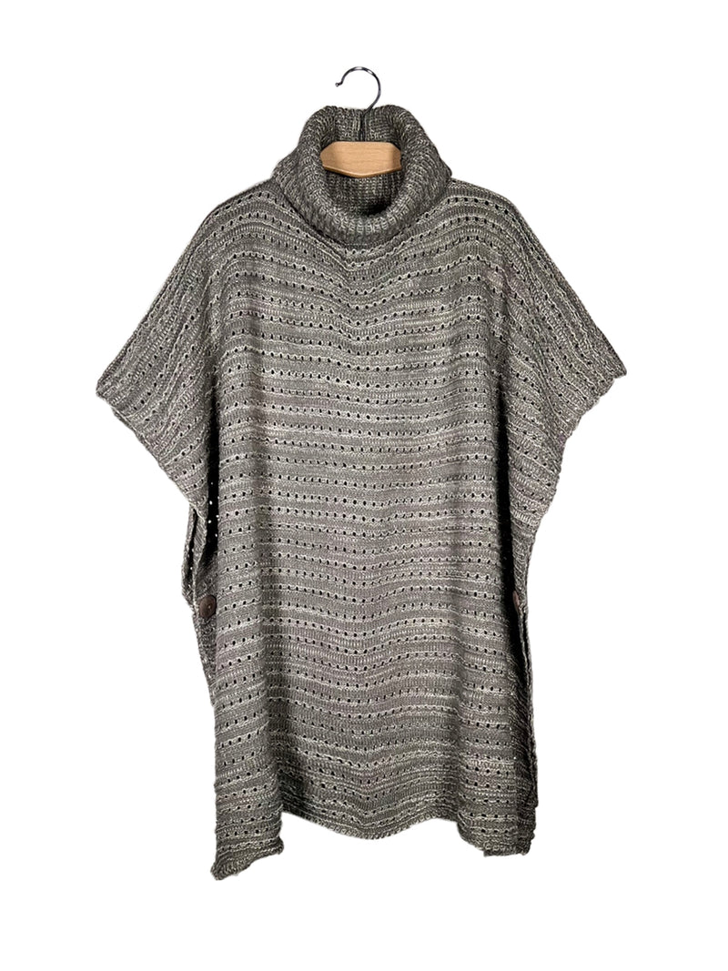 FennySun Women Knit Pullover Poncho