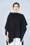 FennySun Women Lapel Design Knitted Style Poncho