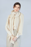 FennySun Women Soft Warm Monochrome Crepe Scarf