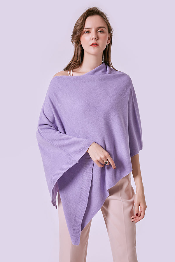 FennySun Women Fashion Knitted Fabric Poncho