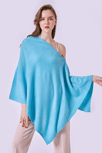 FennySun Women Fashion Knitted Fabric Poncho