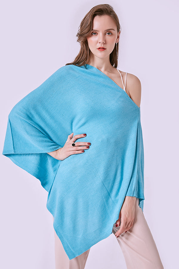 FennySun Women Fashion Knitted Fabric Poncho