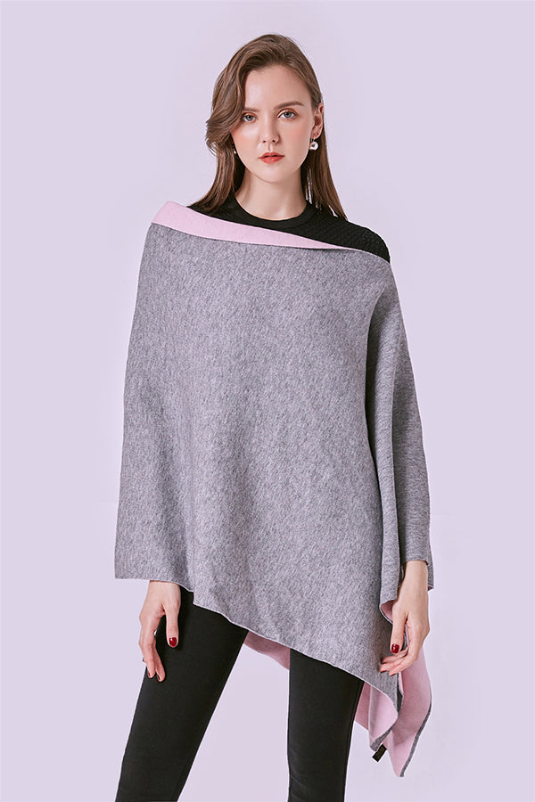 FennySun Women Fashion Knitted Poncho