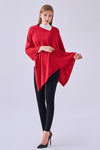 FennySun Women Fashion Knitted Fabric Poncho