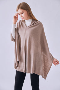 FennySun Women Fashion Knitted Fabric Poncho