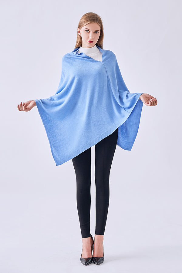 FennySun Women Fashion Knitted Fabric Poncho