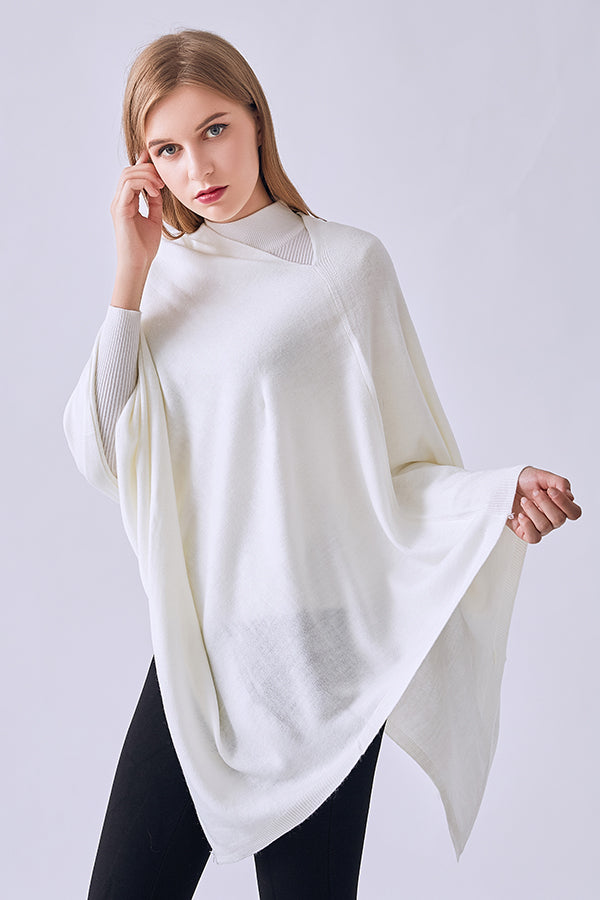 FennySun Women Fashion Knitted Fabric Poncho