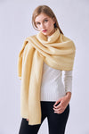 FennySun Women Plain Pleated Shawl Simple Practical Soft Warm Scarf