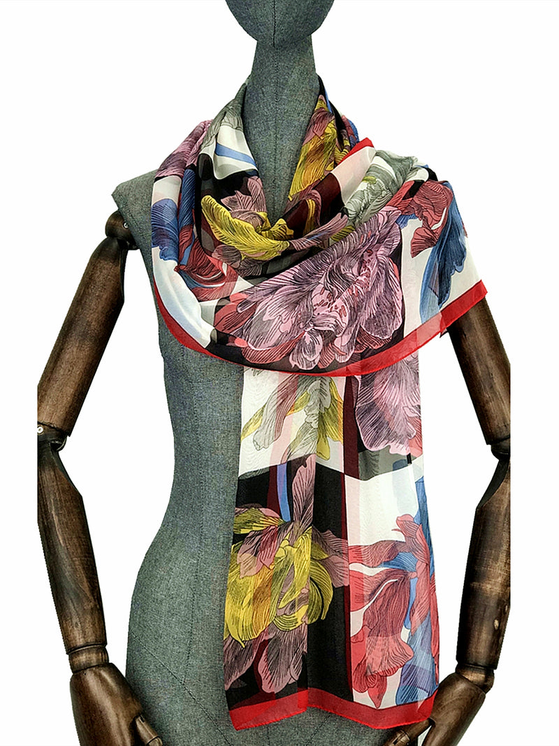 FennySun Women Fashion Silk Feeling Scarf