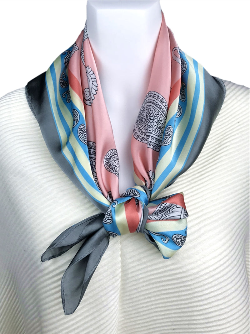 FennySun Women Silk Feeling Environmental Protection Printing Functionality Scarf