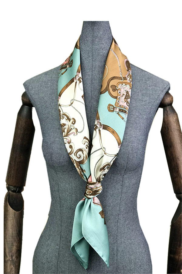 FennySun Women Silk Feeling Eco-friendly Printing Scarf