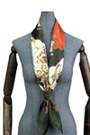 FennySun Women Silk Feeling Eco-friendly Printing Scarf