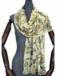 FennySun Women Environmental Protection Printing Scarf