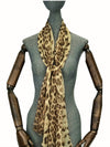 FeenySun Women Fashion Leopard Print Scarf