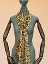 FeenySun Women Fashion Leopard Print Scarf