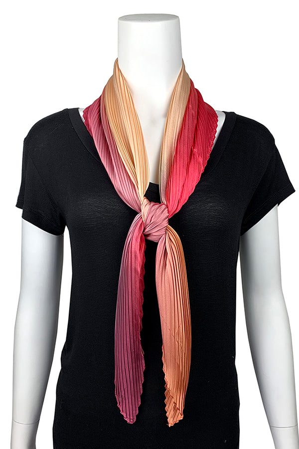 FennySun Women Fashion Pleated Design Square Scarf