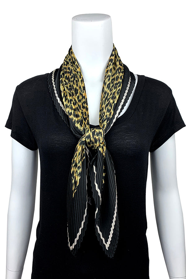 FennySun Women Fashion Leopard Print Square Scarf