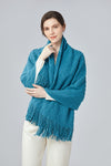 FennySun Women Fahion Knitted Pattern Large Scarf