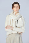 FennySun Women Soft Warm Monochrome Crepe Scarf