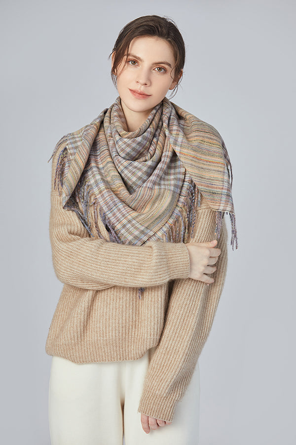 FennySun Women Simple Lines Fashionable Scarf