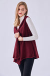 FennySun Women Fashion Knitted Fabrics Vest Shawl