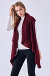 FennySun Women Fashion Knitted Fabrics Vest Shawl