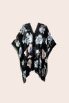 FennySun Women Fashion Floral Printed Beachwear Cape Swimwear