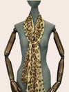 FeenySun Women Fashion Leopard Print Scarf